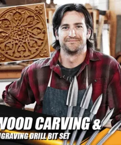 مجموعة مثقاب نحت ونقش الخشب