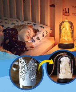 DIY Light n 'Shadow Paper Night Lamp