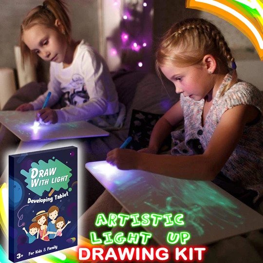 طقم رسم فني مضيء