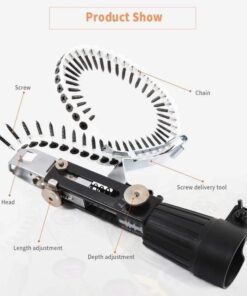 محول مسدس مسامير بسلسلة مثقاب كهربائي