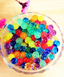 تربة كريستالية قابلة للتحلل الحيوي - لآلئ هيدروجيل تحتفظ بالمياه (1000 قطعة)