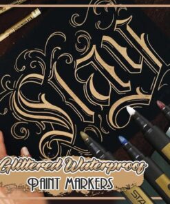 أقلام طلاء لامعة مقاومة للماء - 10 قطع