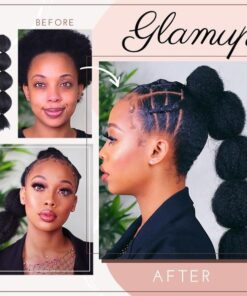 وصلات ذيل الحصان على شكل فقاعات