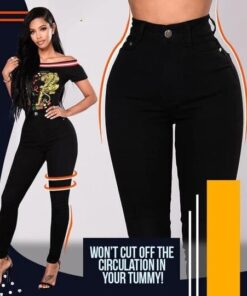 جينز مطاطي ذو شكل مثالي