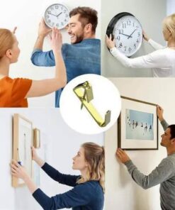 130 قطعة من شماعات الصور مع الأظافر