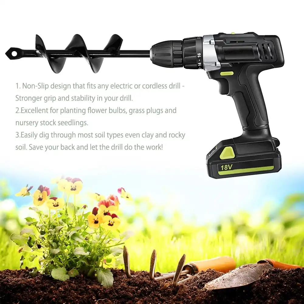 زارع الحفر الحلزوني للحديقة - Image 2