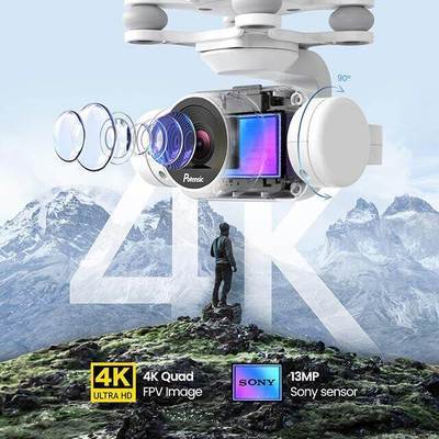 طائرة بدون طيار RC احترافية بدقة 4K - Image 2