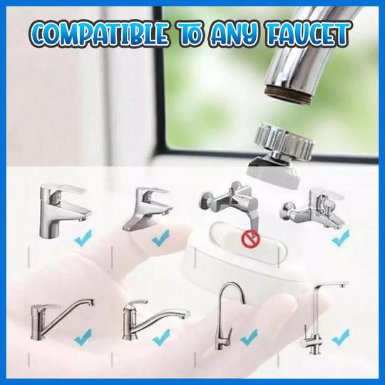 رأس صنبور متحرك 360 درجة سهل الاستخدام - Image 3