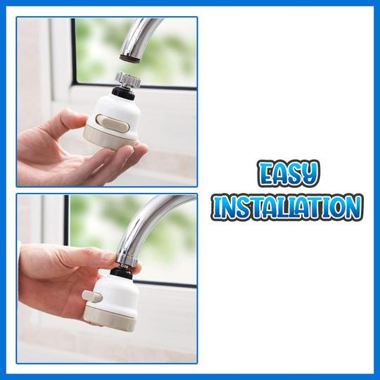 رأس صنبور متحرك 360 درجة سهل الاستخدام - Image 4