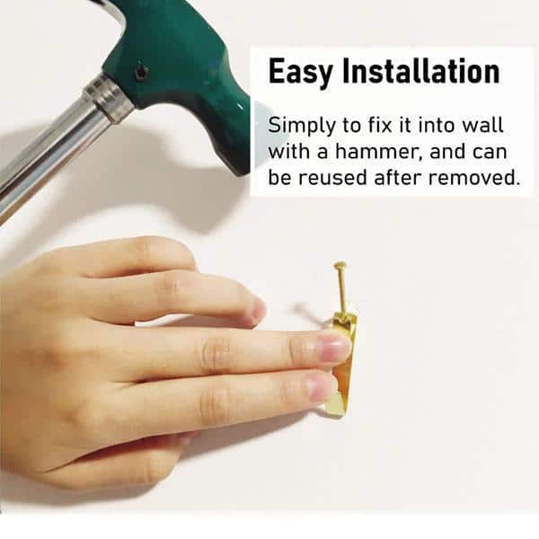 130 قطعة من شماعات الصور مع الأظافر - Image 4