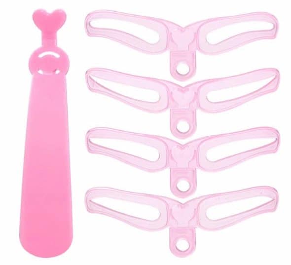 استنسل تشكيل الحاجب الفوري (مجموعة 4 قطع) - Image 4