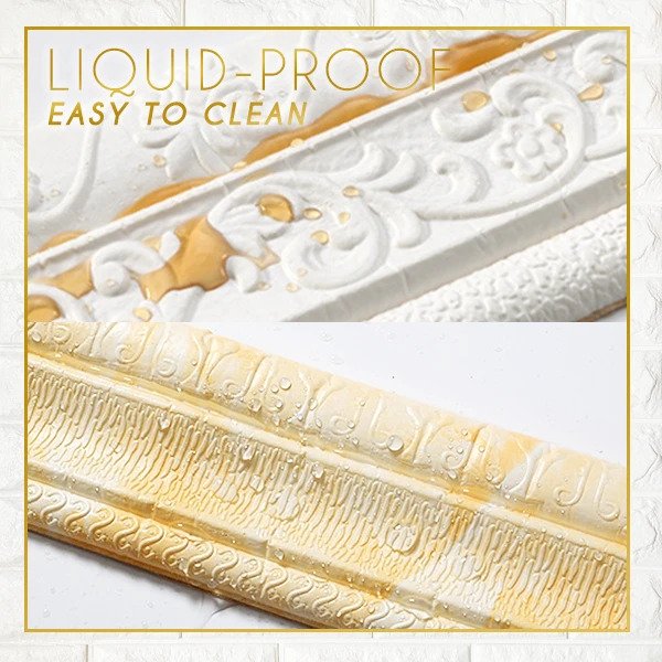 شريط حواف حائط منقوش ثلاثي الأبعاد - Image 4