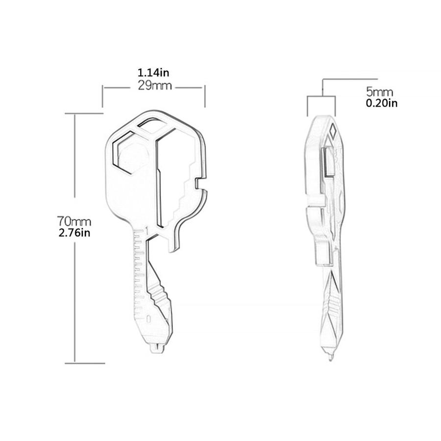 أداة جيب على شكل مفتاح 24 في 1 لوظائف متعددة الأغراض - Image 5
