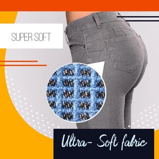 جينز مطاطي ذو شكل مثالي - Image 5