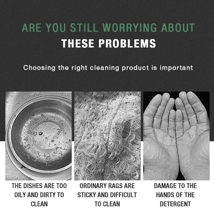 فرشاة غسل الصحون السحرية على الوجهين - Image 5