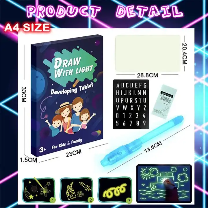 طقم رسم فني مضيء - Image 6