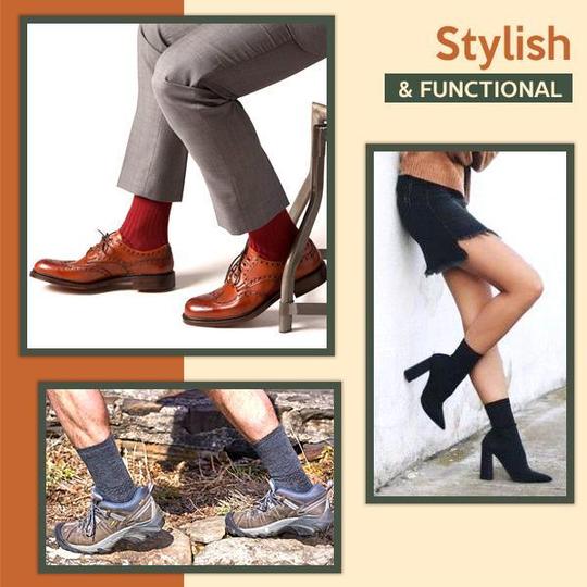 جوارب HeatUp الصوفية الشتوية فائقة النعومة - Image 7