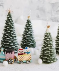 مجموعة شموع عيد الميلاد الحرفية DIY