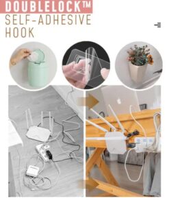 خطاف DoubleLock ذاتي اللصق