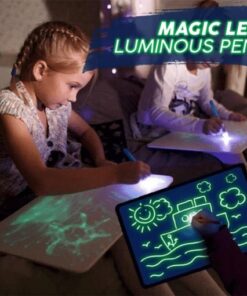 مجموعة لوحة الرسم بالضوء السحري