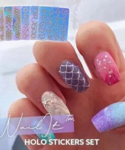 مجموعة ملصقات NailIt Holo