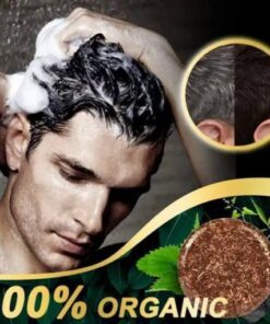 قالب شامبو عكسي باللون الرمادي العضوي