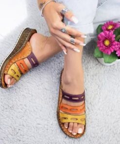 صندل تقويم العظام ثلاثي الألوان من بيرفيكت ووك