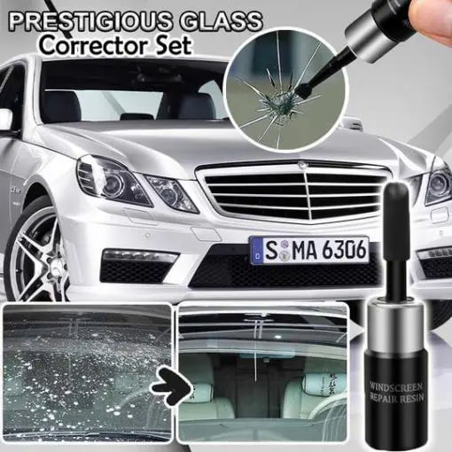 مجموعة مصحح الزجاج المرموقة