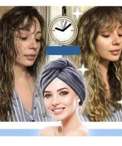 منشفة شعر سريعة الجفاف